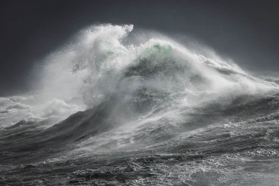 Power and Beauty of Storm Waves by Rachael Talibart