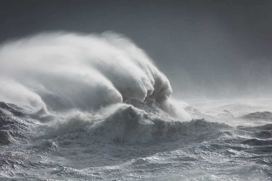 Power and Beauty of Storm Waves by Rachael Talibart