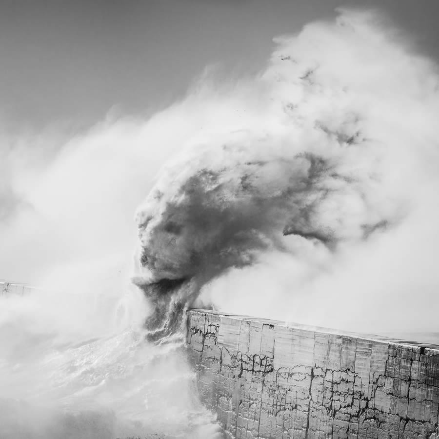 Power and Beauty of Storm Waves by Rachael Talibart