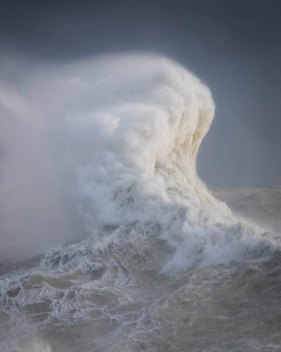 Power and Beauty of Storm Waves by Rachael Talibart