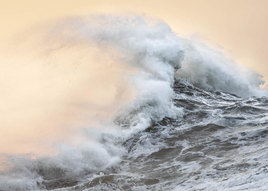 Power and Beauty of Storm Waves by Rachael Talibart