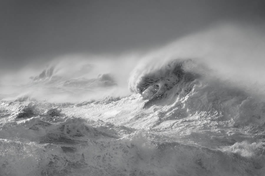 Power and Beauty of Storm Waves by Rachael Talibart