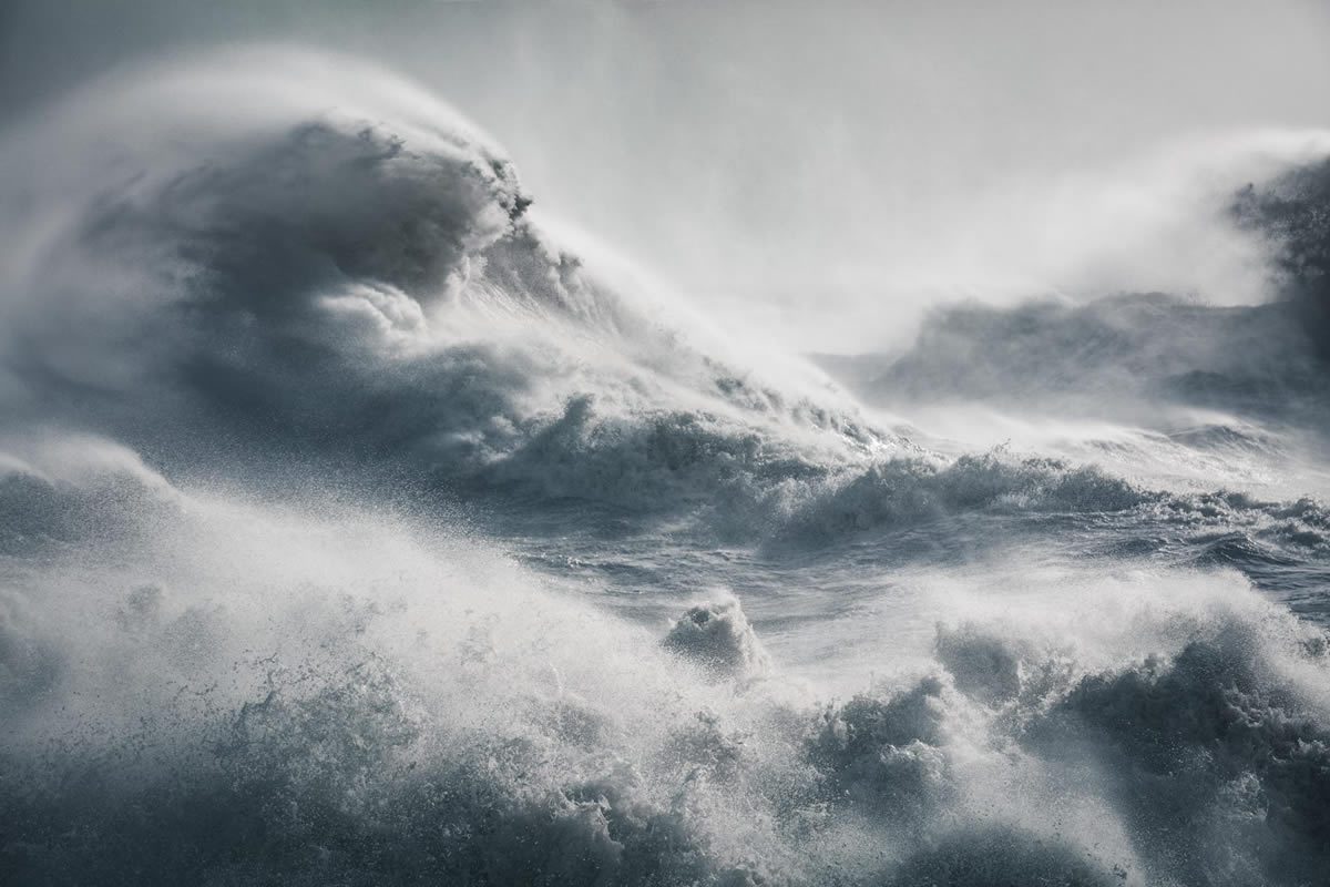 Power and Beauty of Storm Waves by Rachael Talibart