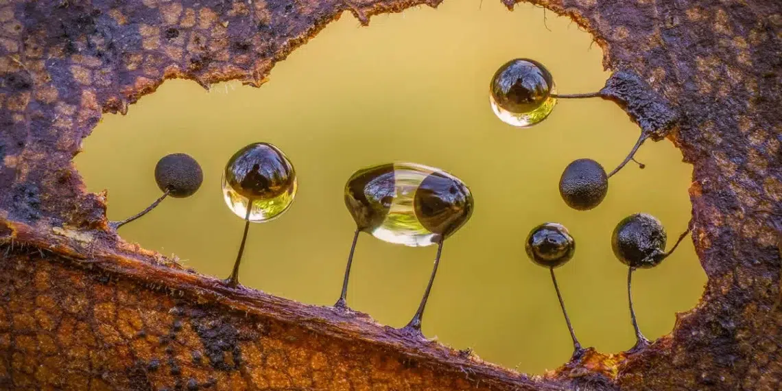 beauty of fungi macro photography