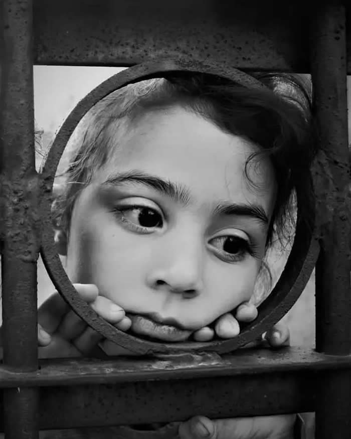 Black and White Kids Portrait Photography by Samuel Voskanyan