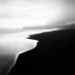 black and white landscape photography