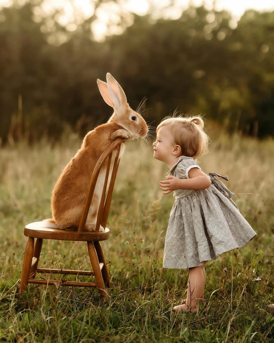 Enchanting Connection Between Children and Animals by Andrea Martin