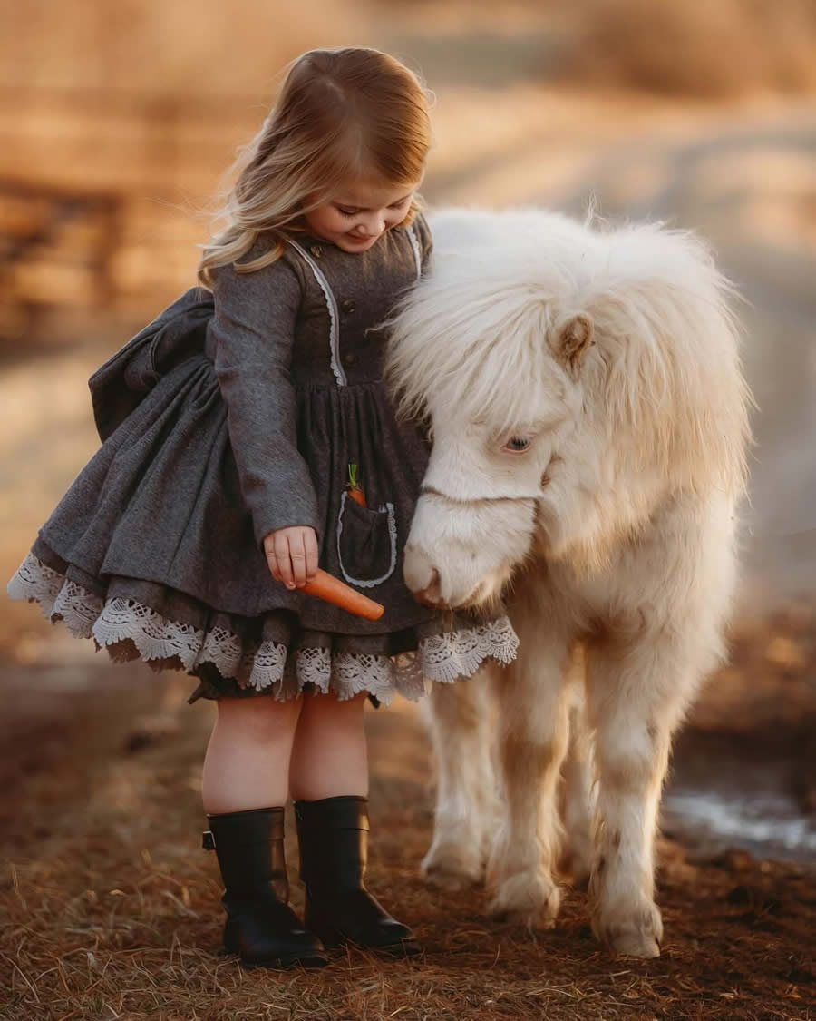 Enchanting Connection Between Children and Animals by Andrea Martin