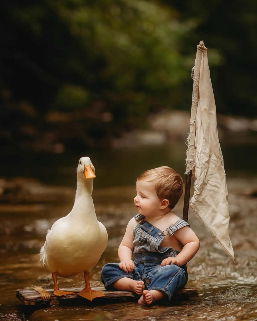 Enchanting Connection Between Children and Animals by Andrea Martin