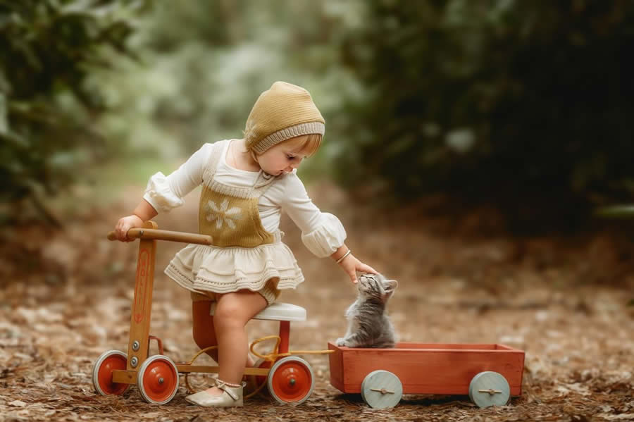 Enchanting Connection Between Children and Animals by Andrea Martin