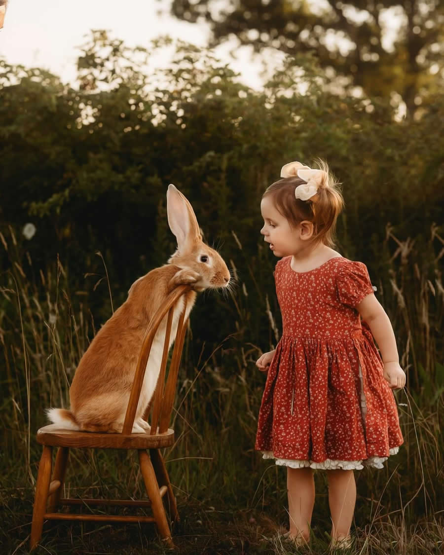 Enchanting Connection Between Children and Animals by Andrea Martin