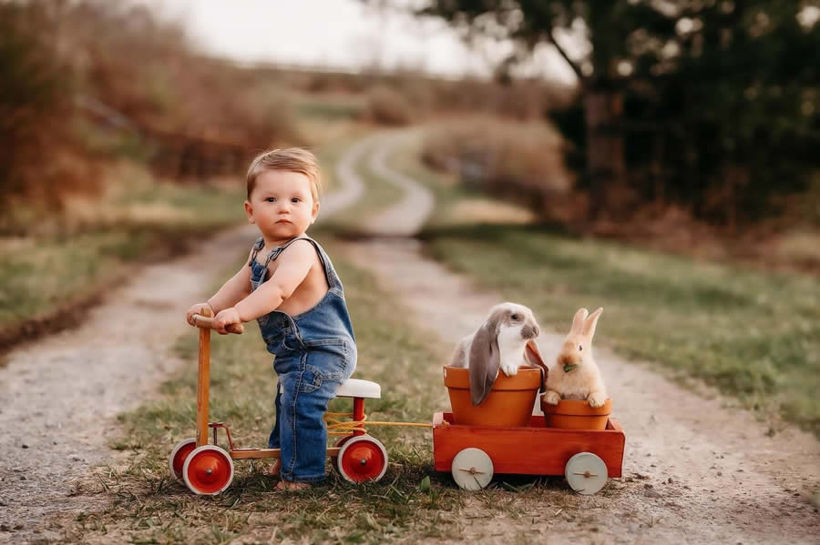 Enchanting Connection Between Children and Animals by Andrea Martin