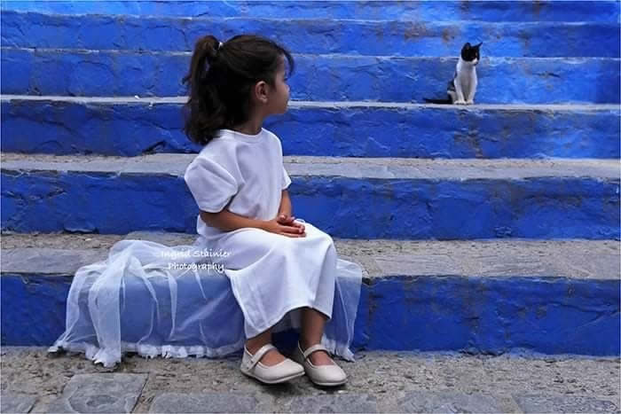 Joyful Life of Children in Chaouen, Morocco by Ingrid Stainier