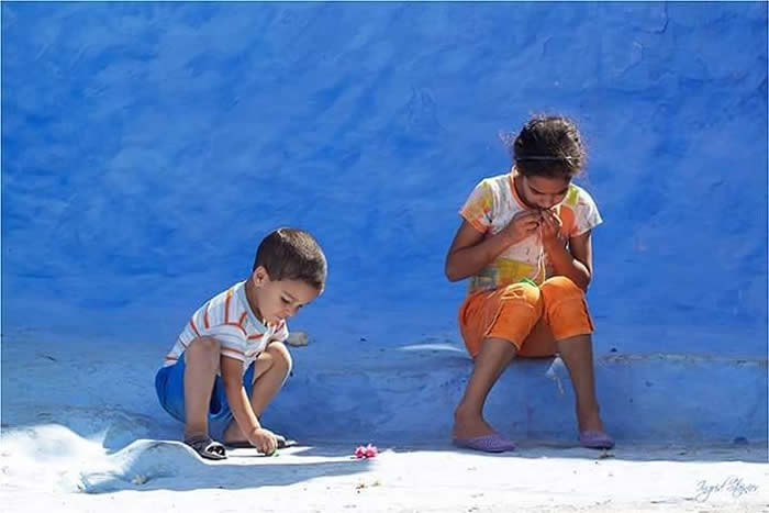 Joyful Life of Children in Chaouen, Morocco by Ingrid Stainier