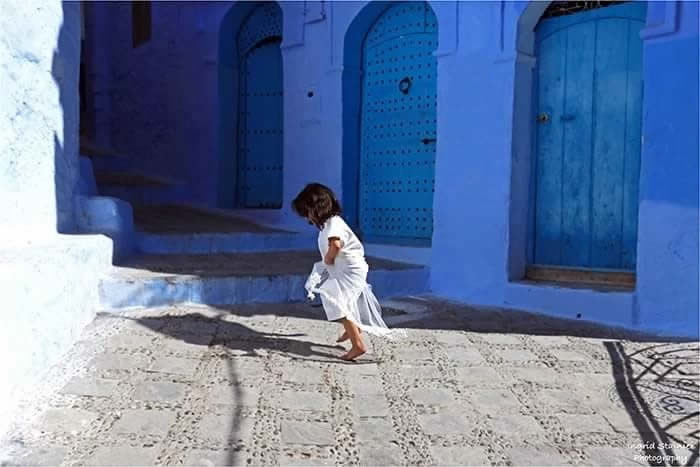 Joyful Life of Children in Chaouen, Morocco by Ingrid Stainier