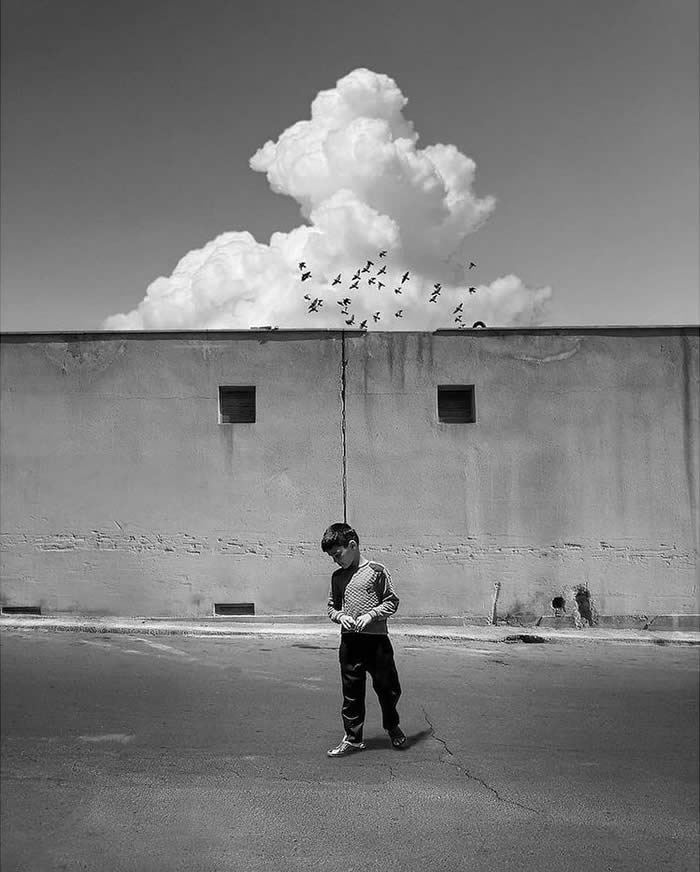 Black and White Minimalist Street Photography