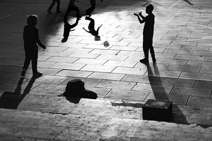 Black and White Minimalist Street Photography