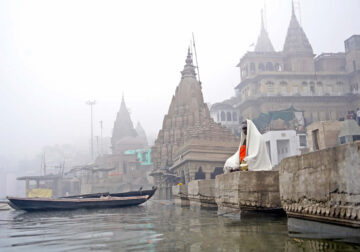 Varanasi in Winter Fog by Manish Khattry