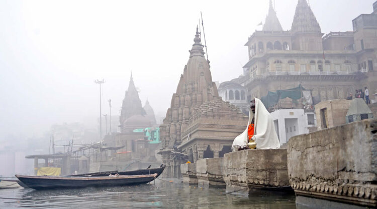 Varanasi in Winter Fog by Manish Khattry