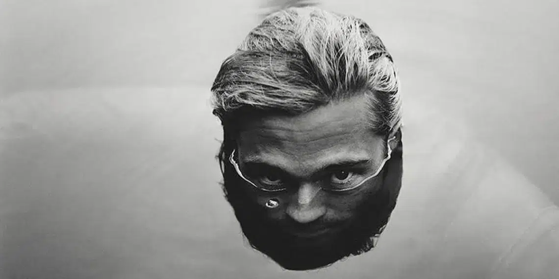30 Most Inspiring Photos That Beautifully Celebrate the Timeless Art of Film Photography 31 Man's face half-submerged in water, black and white film photography