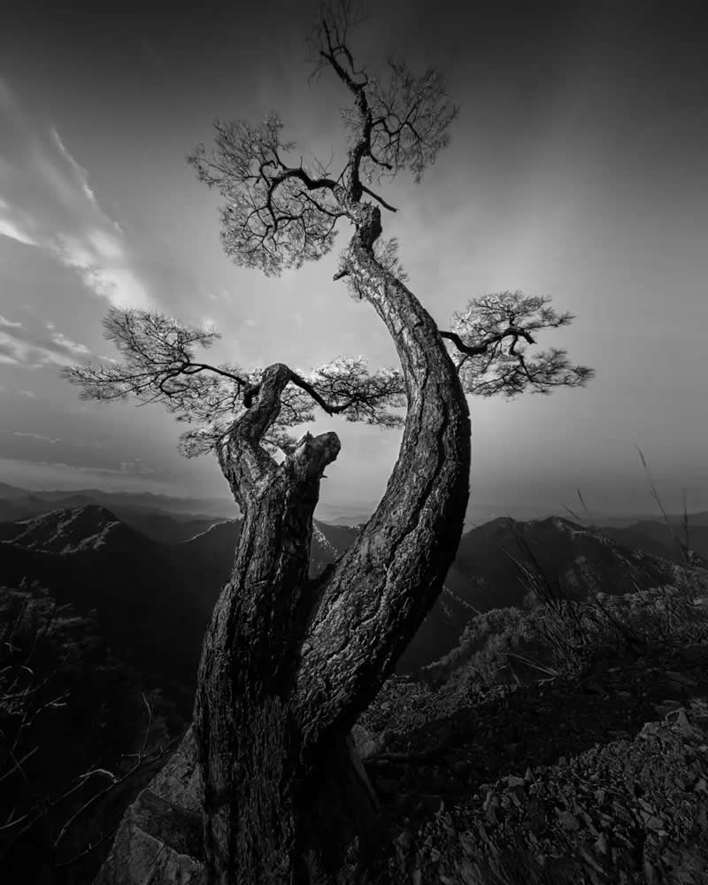 Black and White Long Exposure Landscape Photography by Jo Deok-hwan