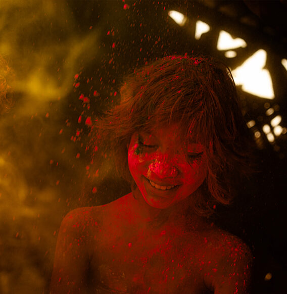 Photographer Anjan Ghosh Captures the Joy of Children Celebrating Holi in a Rural Bengal Village