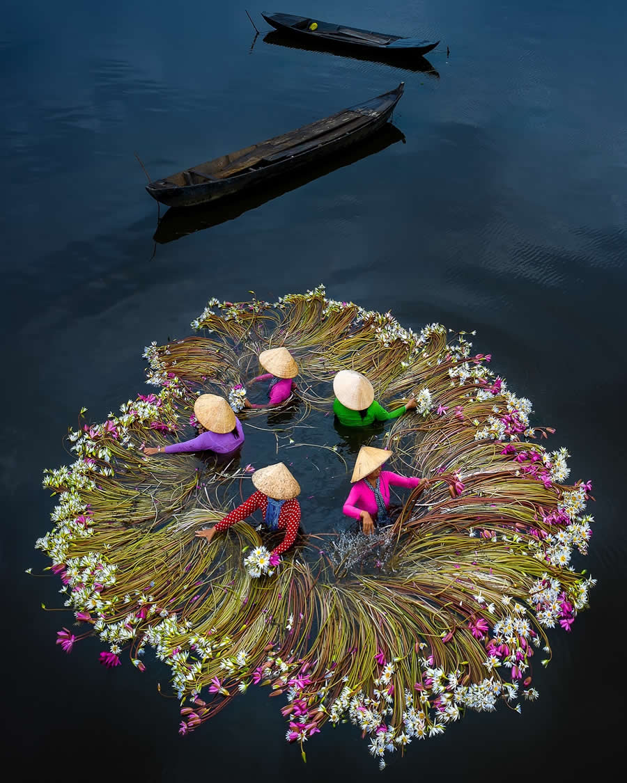 Aerial Photography Of Daily Life by Pham Huy Trung