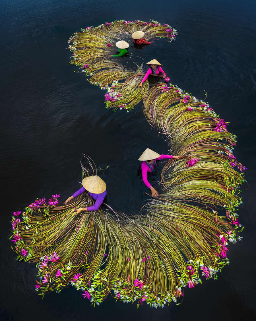 Aerial Photography Of Daily Life by Pham Huy Trung
