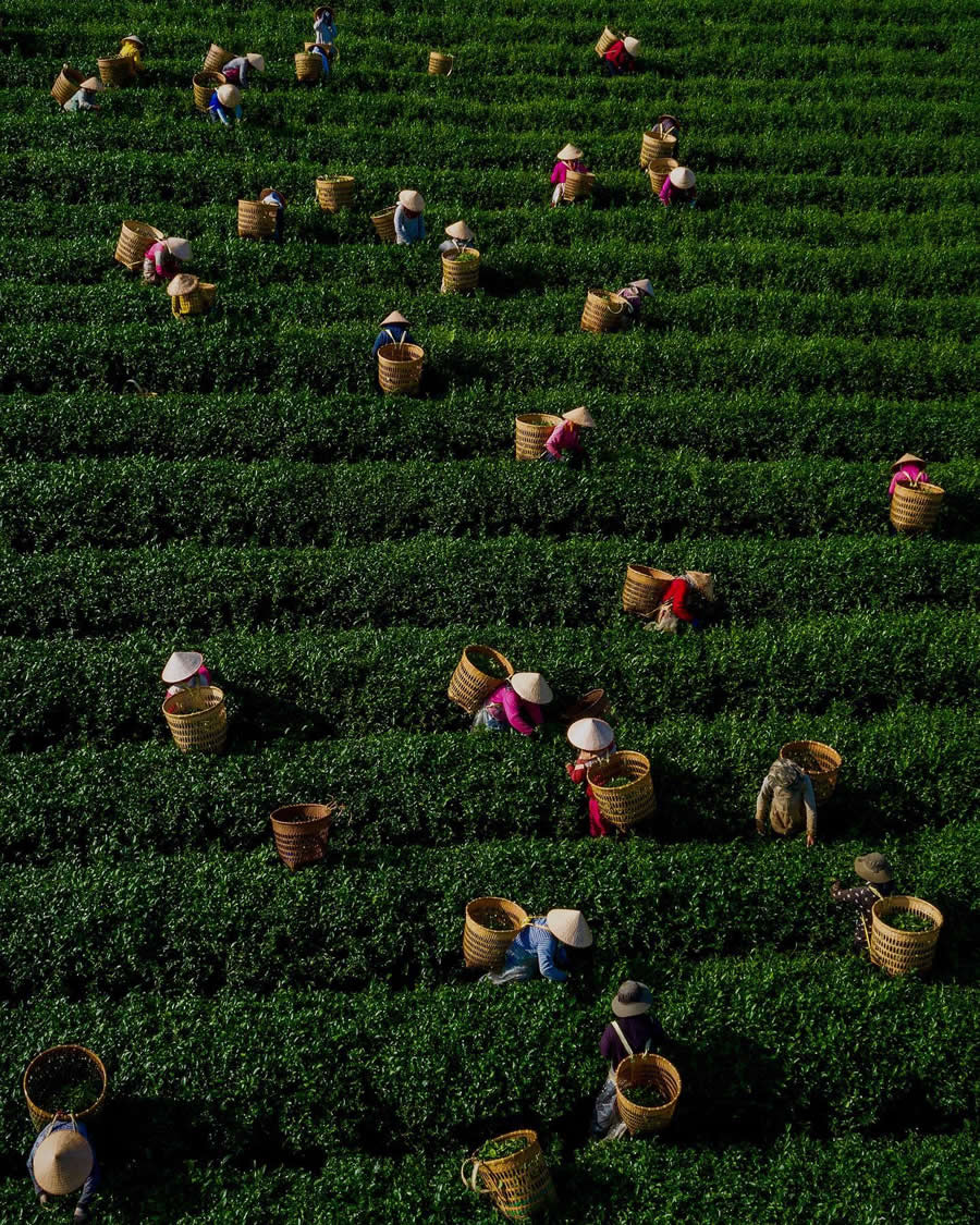 Aerial Photography Of Daily Life by Pham Huy Trung