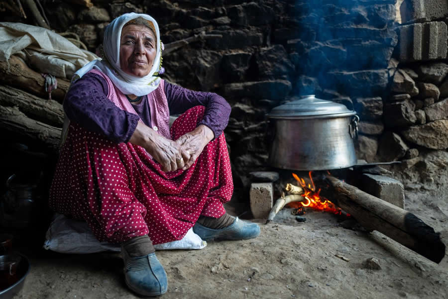 Kurdish Women in Eastern Turkey by Bruno Lavi