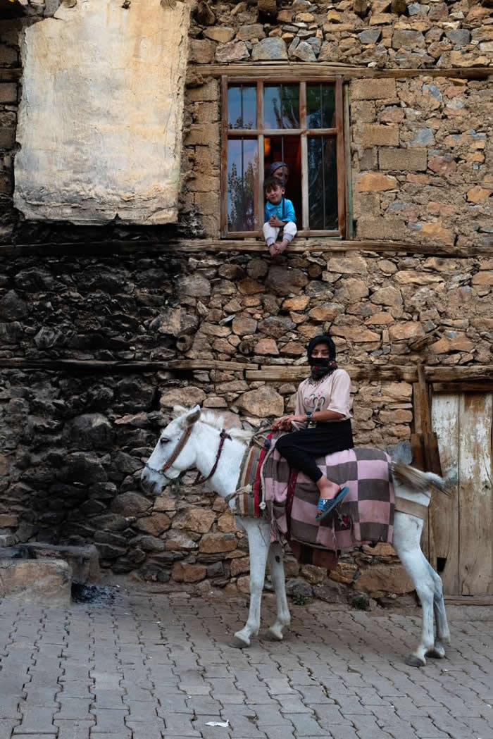 Kurdish Women in Eastern Turkey by Bruno Lavi