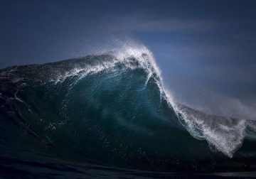 Majestic Power of Ocean Waves by Ray Collins