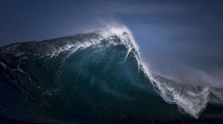 Majestic Power of Ocean Waves by Ray Collins