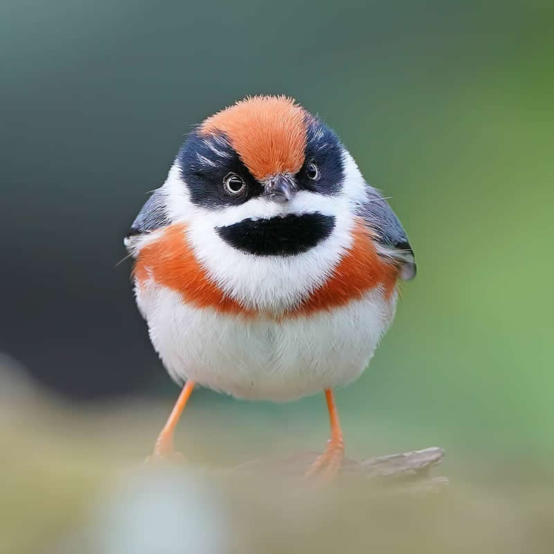 Rarest Bird Black-Throated Bushtit Photos