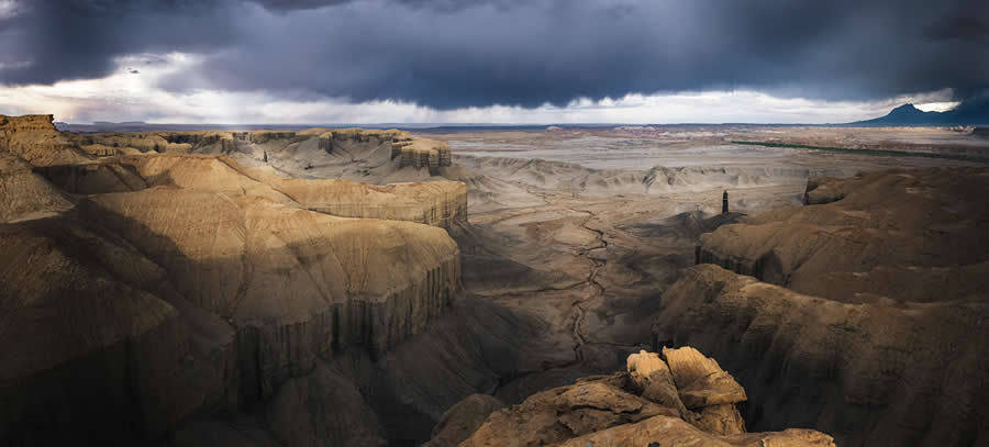 Artistic Majesty of the Utah Badlands by Sarfraz Durrani