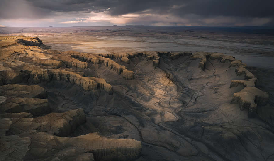 Artistic Majesty of the Utah Badlands by Sarfraz Durrani