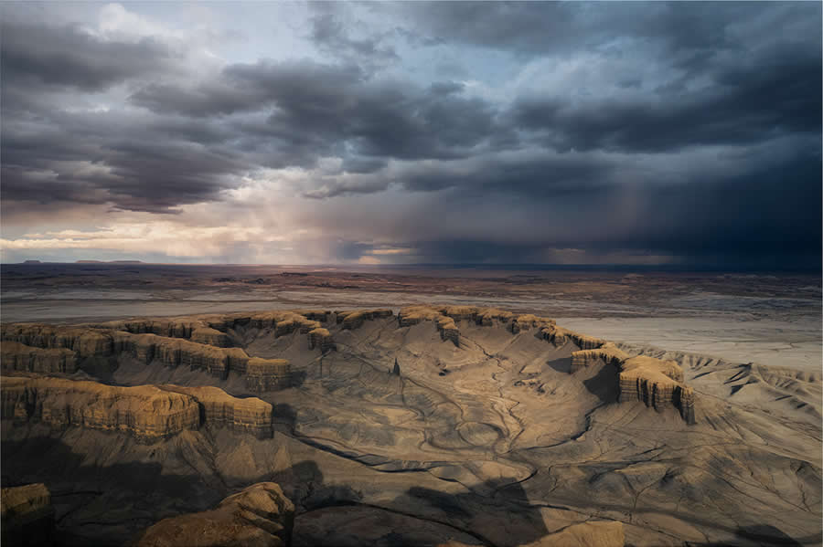 Artistic Majesty of the Utah Badlands by Sarfraz Durrani