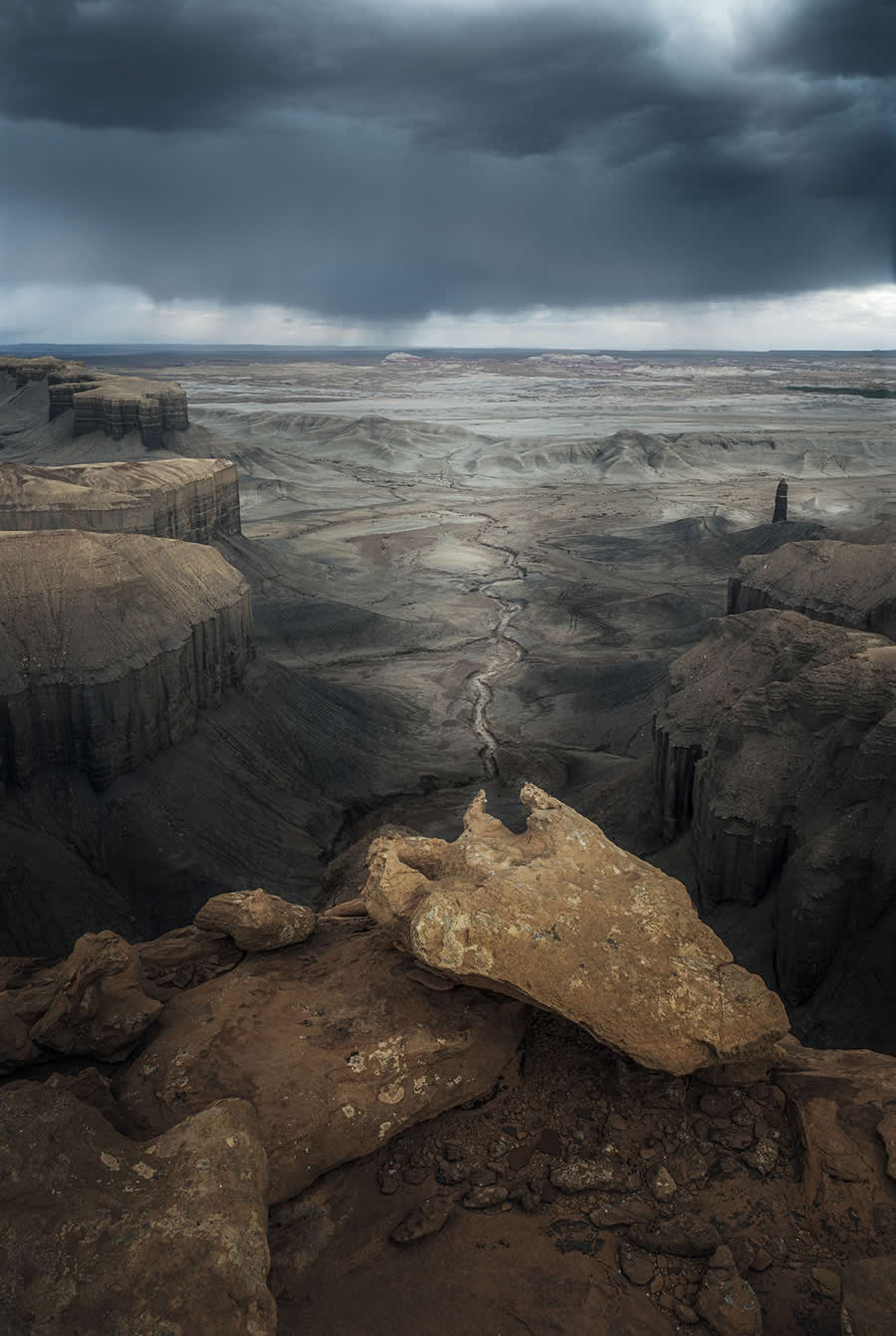 Artistic Majesty of the Utah Badlands by Sarfraz Durrani