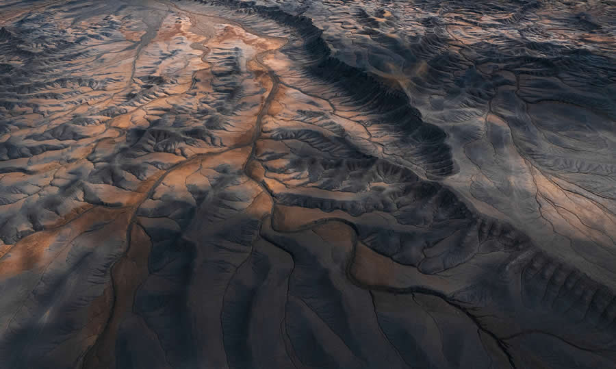 Artistic Majesty of the Utah Badlands by Sarfraz Durrani