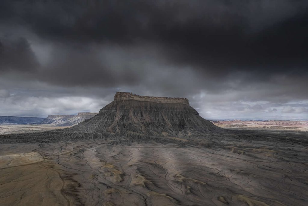 Artistic Majesty of the Utah Badlands by Sarfraz Durrani