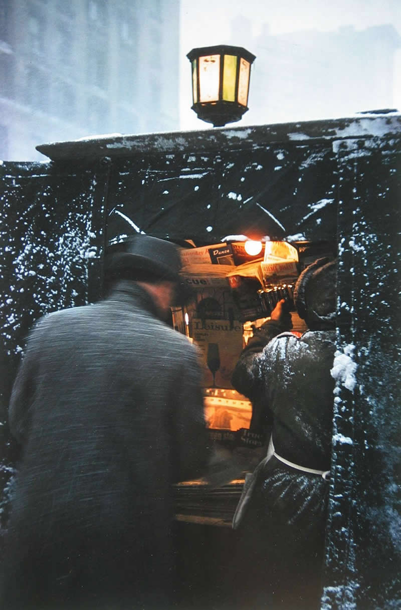 Master Color Street Photographer Saul Leiter