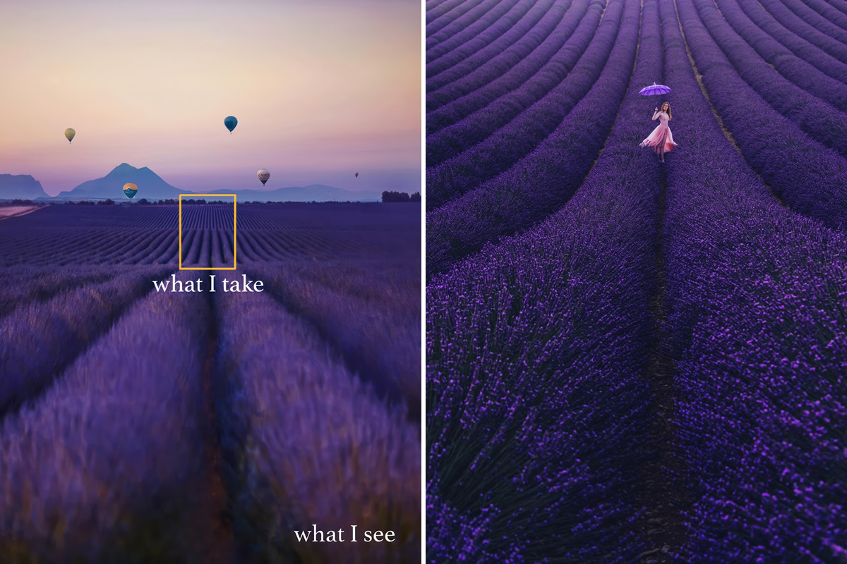Magical Photos of What I see vs What I Get by Kristina Makeeva