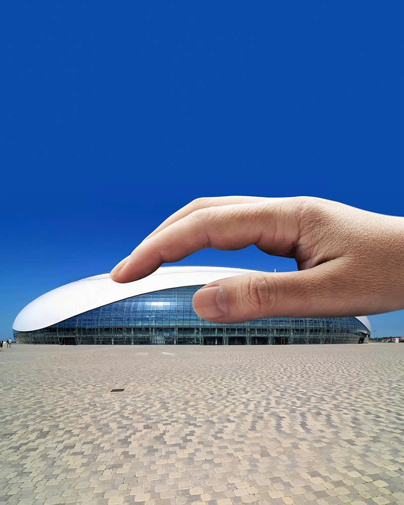 Playful Creative Perspective Photos by Hugo Suissas
