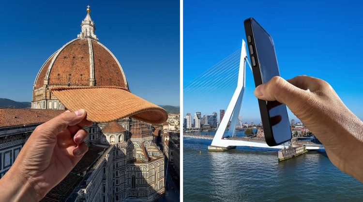 Playful Creative Perspective Photos by Hugo Suissas