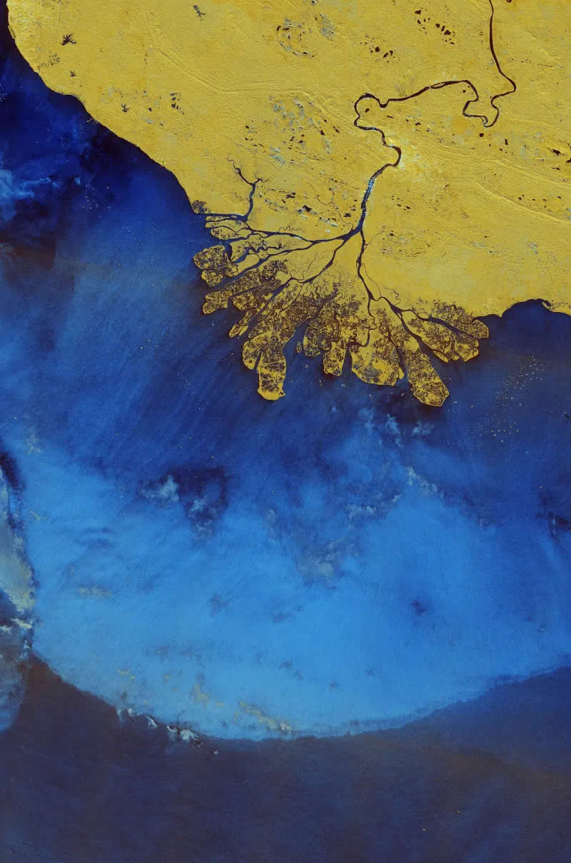 Earth from Space Shared by the European Space Agency