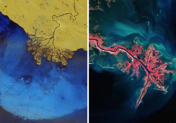 Earth from Space Shared by the European Space Agency