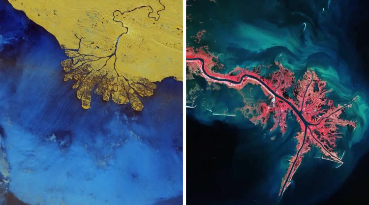 Earth from Space Shared by the European Space Agency