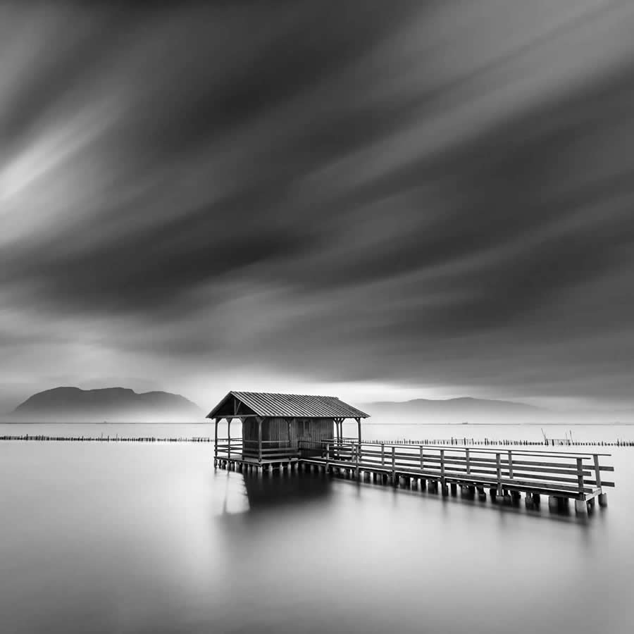 Inspiring Black and White Photos of Mesolongi Lagoon by George Digalakis