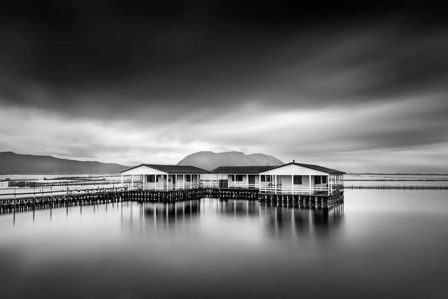 Inspiring Black and White Photos of Mesolongi Lagoon by George Digalakis