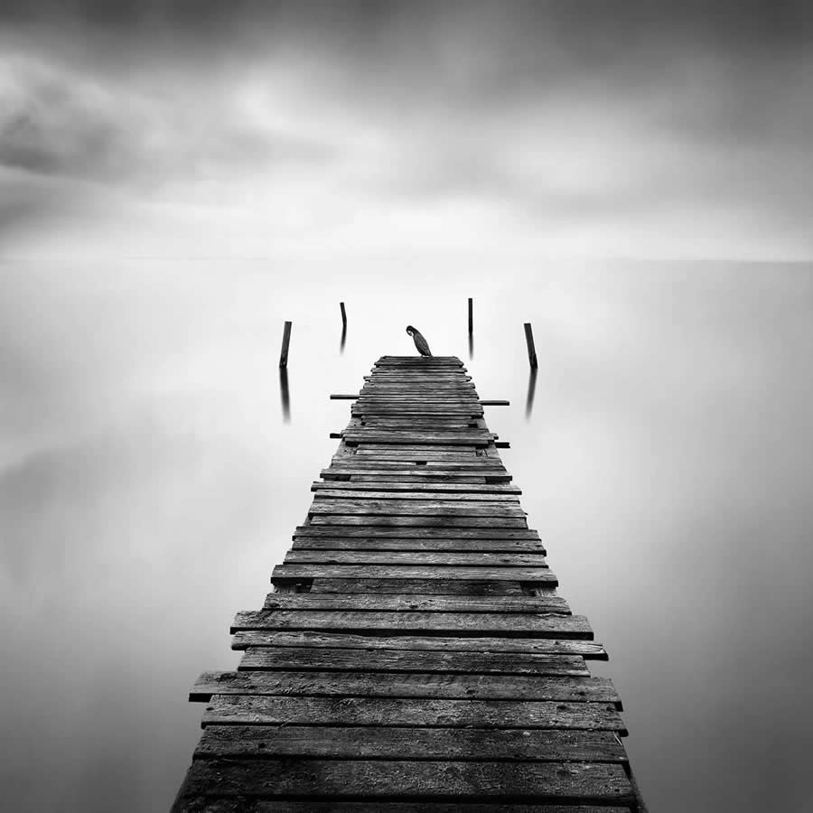 Inspiring Black and White Photos of Mesolongi Lagoon by George Digalakis
